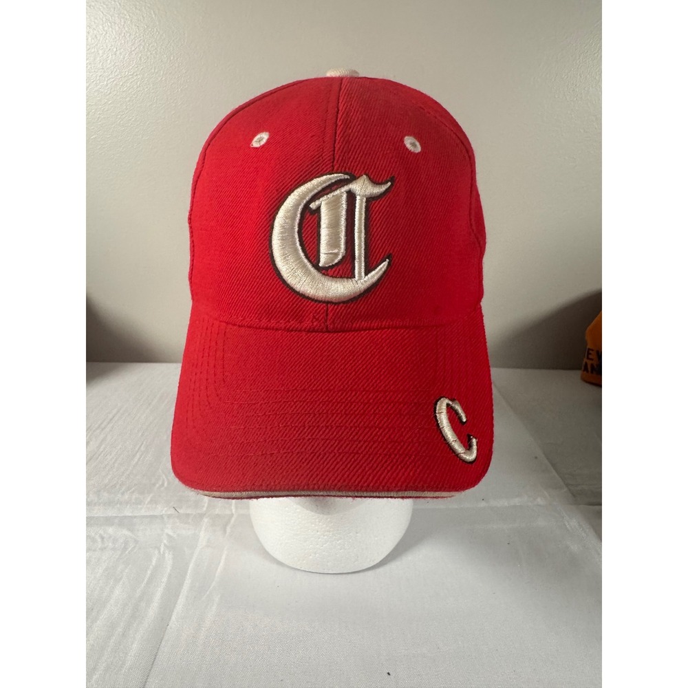 CJ Trading Headwear Cincinnati Reds Baseball Cap Old English C Throwback
